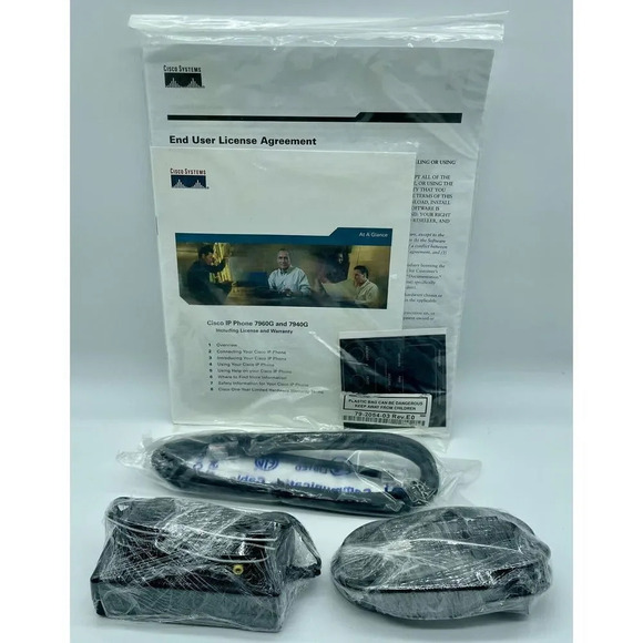 Cisco 7960G IP Business Office Phone Telephone Set CP-7960G Tested Complete New - Picture 7 of 12